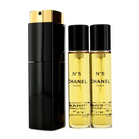 chanel refillable purse spray|Chanel no 5 purse pack.